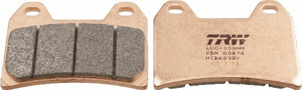 TRW MCB683SV - Гальмівні колодки, дискові гальма autocars.com.ua