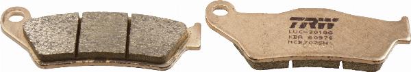 TRW MCB707SH - Гальмівні колодки, дискові гальма autocars.com.ua