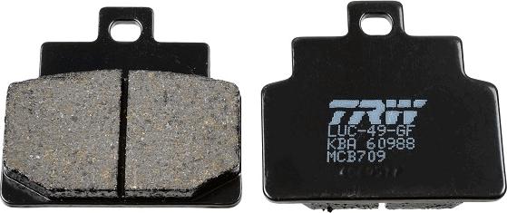 TRW MCB709 - Тормозные колодки, дисковые, комплект avtokuzovplus.com.ua