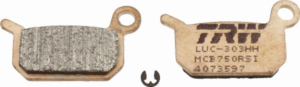 TRW MCB750RSI - Гальмівні колодки, дискові гальма autocars.com.ua