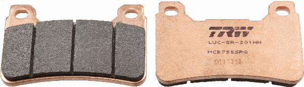 TRW MCB755SRQ - Гальмівні колодки, дискові гальма autocars.com.ua