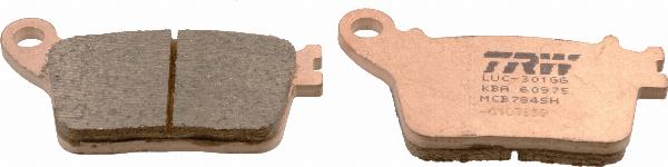 TRW MCB784SH - Гальмівні колодки, дискові гальма autocars.com.ua