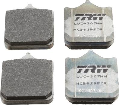 TRW MCB829SCR - Гальмівні колодки, дискові гальма autocars.com.ua