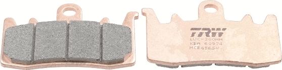 TRW MCB856SV - Гальмівні колодки, дискові гальма autocars.com.ua