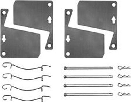 TRW PFK106 - Комплектуючі, колодки дискового гальма autocars.com.ua