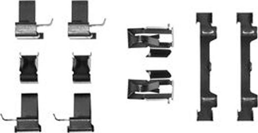 TRW PFK216 - Комплектуючі, колодки дискового гальма autocars.com.ua