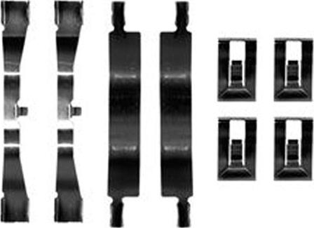 TRW PFK237 - Комплектуючі, колодки дискового гальма autocars.com.ua