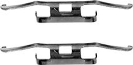 TRW PFK276 - Комплектуючі, колодки дискового гальма autocars.com.ua