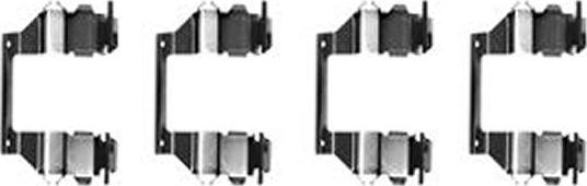 TRW PFK278 - Комплектуючі, колодки дискового гальма autocars.com.ua