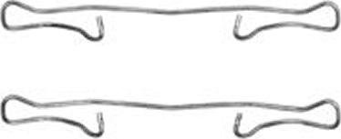 TRW PFK302 - Комплектуючі, колодки дискового гальма autocars.com.ua