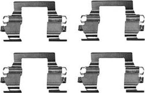 TRW PFK303 - Комплектуючі, колодки дискового гальма autocars.com.ua