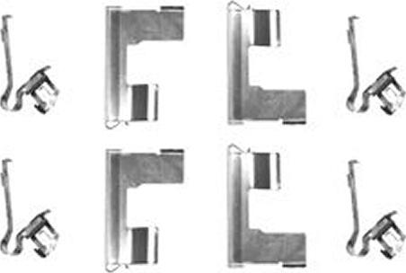 TRW PFK314 - Комплектуючі, колодки дискового гальма autocars.com.ua