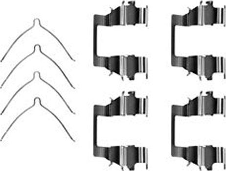 TRW PFK322 - Комплектуючі, колодки дискового гальма autocars.com.ua