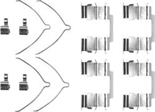 TRW PFK323 - Комплектуючі, колодки дискового гальма autocars.com.ua
