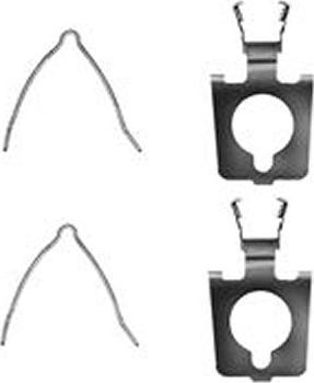 TRW PFK327 - Комплектуючі, колодки дискового гальма autocars.com.ua