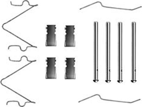 TRW PFK330 - Комплектуючі, колодки дискового гальма autocars.com.ua