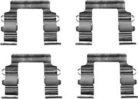 TRW PFK336 - Комплектуючі, колодки дискового гальма autocars.com.ua