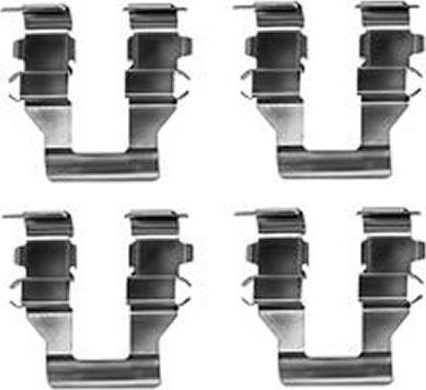 TRW PFK338 - Комплектуючі, колодки дискового гальма autocars.com.ua