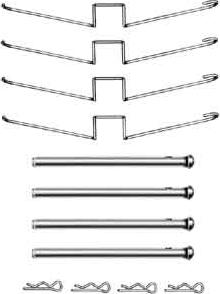 TRW PFK358 - Комплектуючі, колодки дискового гальма autocars.com.ua