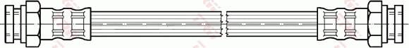 TRW PHA124 - Тормозной шланг avtokuzovplus.com.ua