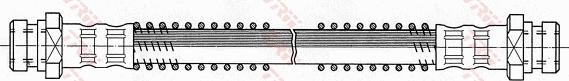 TRW PHA206 - Гальмівний шланг autocars.com.ua