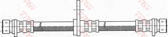 TRW PHA367 - Гальмівний шланг autocars.com.ua
