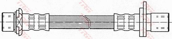 TRW PHA388 - Гальмівний шланг autocars.com.ua