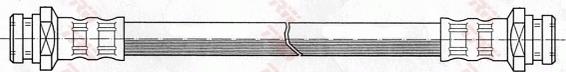 TRW PHA438 - Тормозной шланг autodnr.net