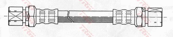 TRW PHA526 - Гальмівний шланг autocars.com.ua