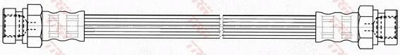 TRW PHA544 - Тормозной шланг autodnr.net
