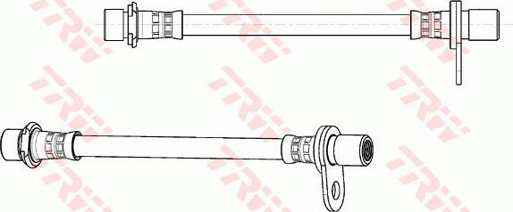 TRW PHA603 - Гальмівний шланг autocars.com.ua