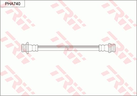 TRW PHA740 - Гальмівний шланг autocars.com.ua