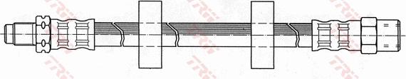 TRW PHB202 - Гальмівний шланг autocars.com.ua