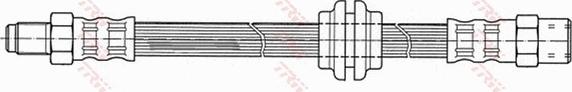 TRW PHB281 - Гальмівний шланг autocars.com.ua
