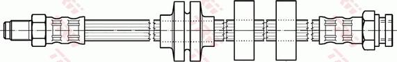 TRW PHB491 - Тормозной шланг avtokuzovplus.com.ua