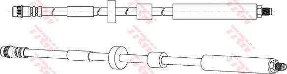 TRW PHB696 - Гальмівний шланг autocars.com.ua