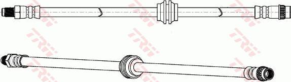 TRW PHB900 - Гальмівний шланг autocars.com.ua