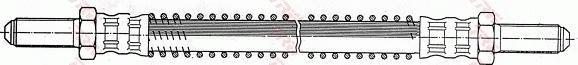 TRW PHC123 - Гальмівний шланг autocars.com.ua