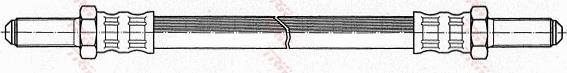 TRW PHC150 - Тормозной шланг avtokuzovplus.com.ua