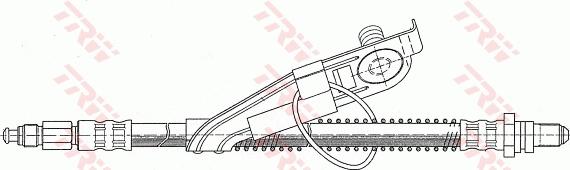 TRW PHC292 - Гальмівний шланг autocars.com.ua