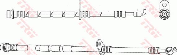 TRW PHD1144 - Гальмівний шланг autocars.com.ua