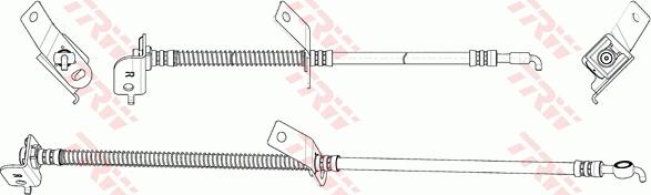 TRW PHD1150 - Гальмівний шланг autocars.com.ua