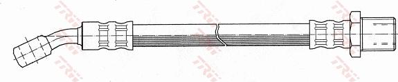 TRW PHD147 - Гальмівний шланг autocars.com.ua