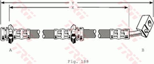 TRW PHD149 - Тормозной шланг avtokuzovplus.com.ua