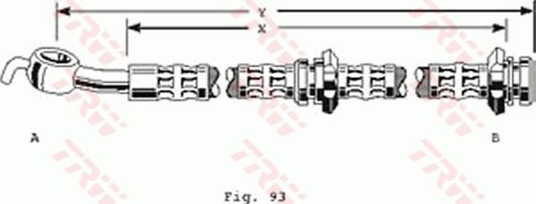 TRW PHD173 - Тормозной шланг avtokuzovplus.com.ua