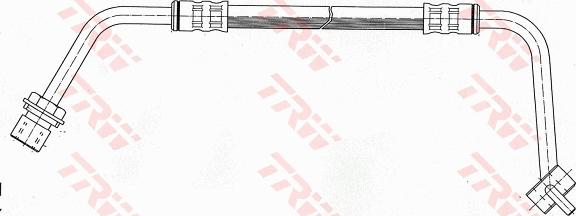 TRW PHD233 - Гальмівний шланг autocars.com.ua