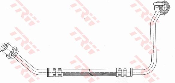 TRW PHD251 - Гальмівний шланг autocars.com.ua