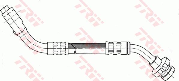 TRW PHD287 - Гальмівний шланг autocars.com.ua