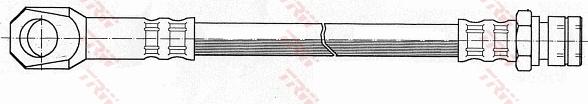 TRW PHD307 - Тормозной шланг autodnr.net