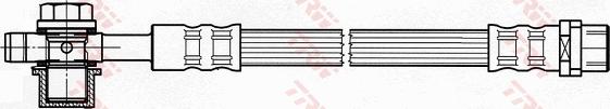 TRW PHD351 - Гальмівний шланг autocars.com.ua